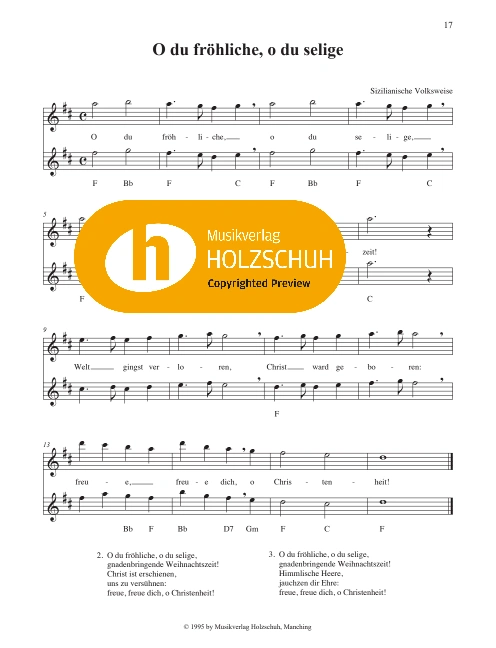 O du fröhliche, o du selige